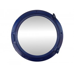 Porthole Mirror 24" (Navy Blue)