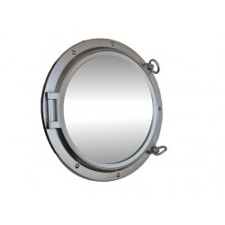 Porthole Mirror 24" (Silver Finish)