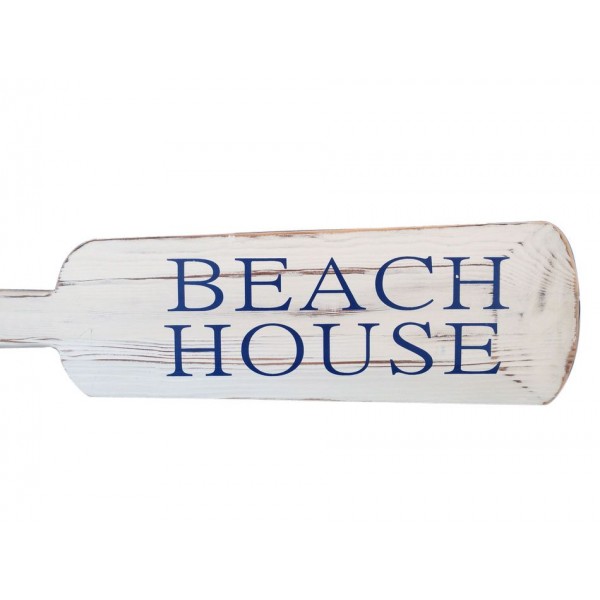 Wooden Rustic Beach House Decorative Oar