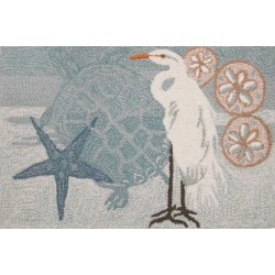Coastal Egret Rug