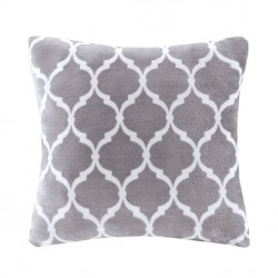 Ogee Accent Pillow-Grey