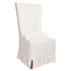 Atlantic Beach Wing Dining Chair - Sun Bleached White